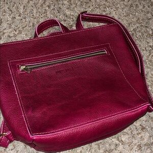 Small tote backpack in orchid